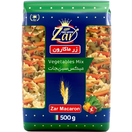 پاستا فرمی میکس سبزیجات زر ماکارون